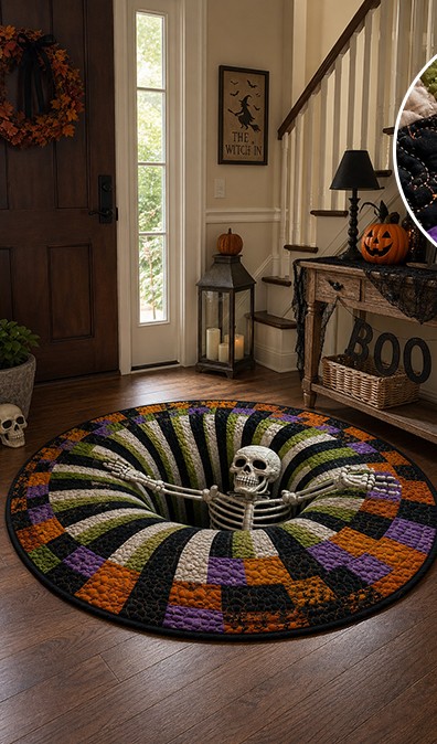 Skeleton Abyss style rug